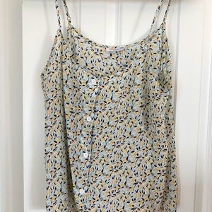 Equipment silk floral cami